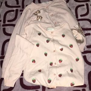 Girl button up sweatshirts